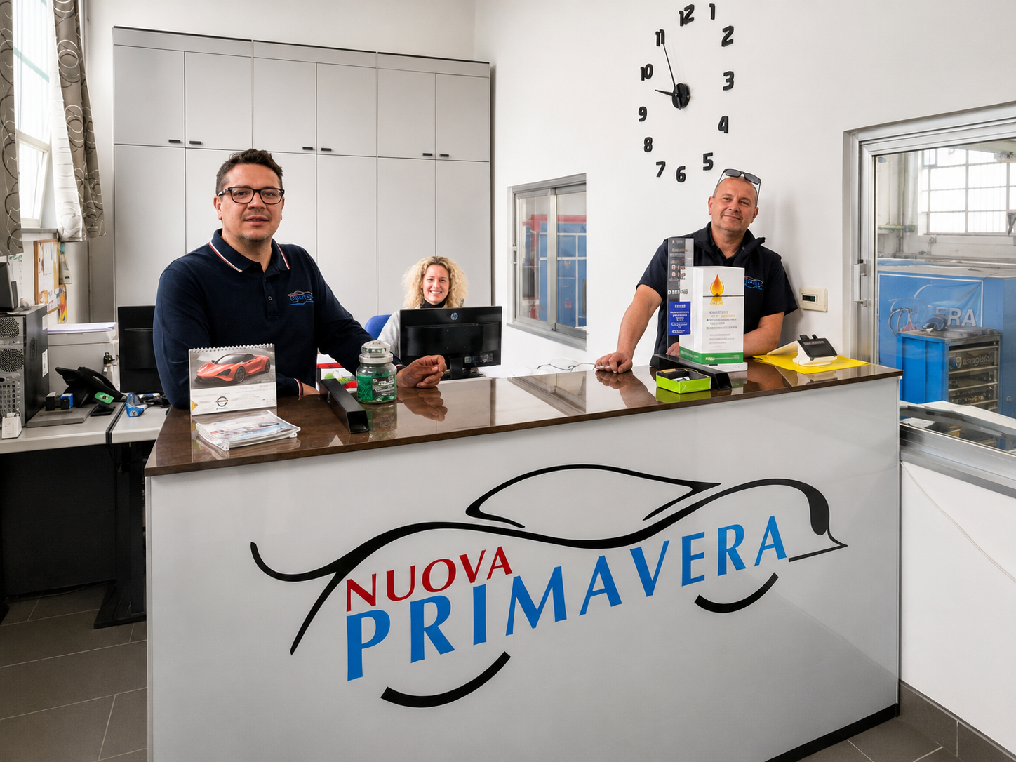 Team Nuova Primavera in accettazione